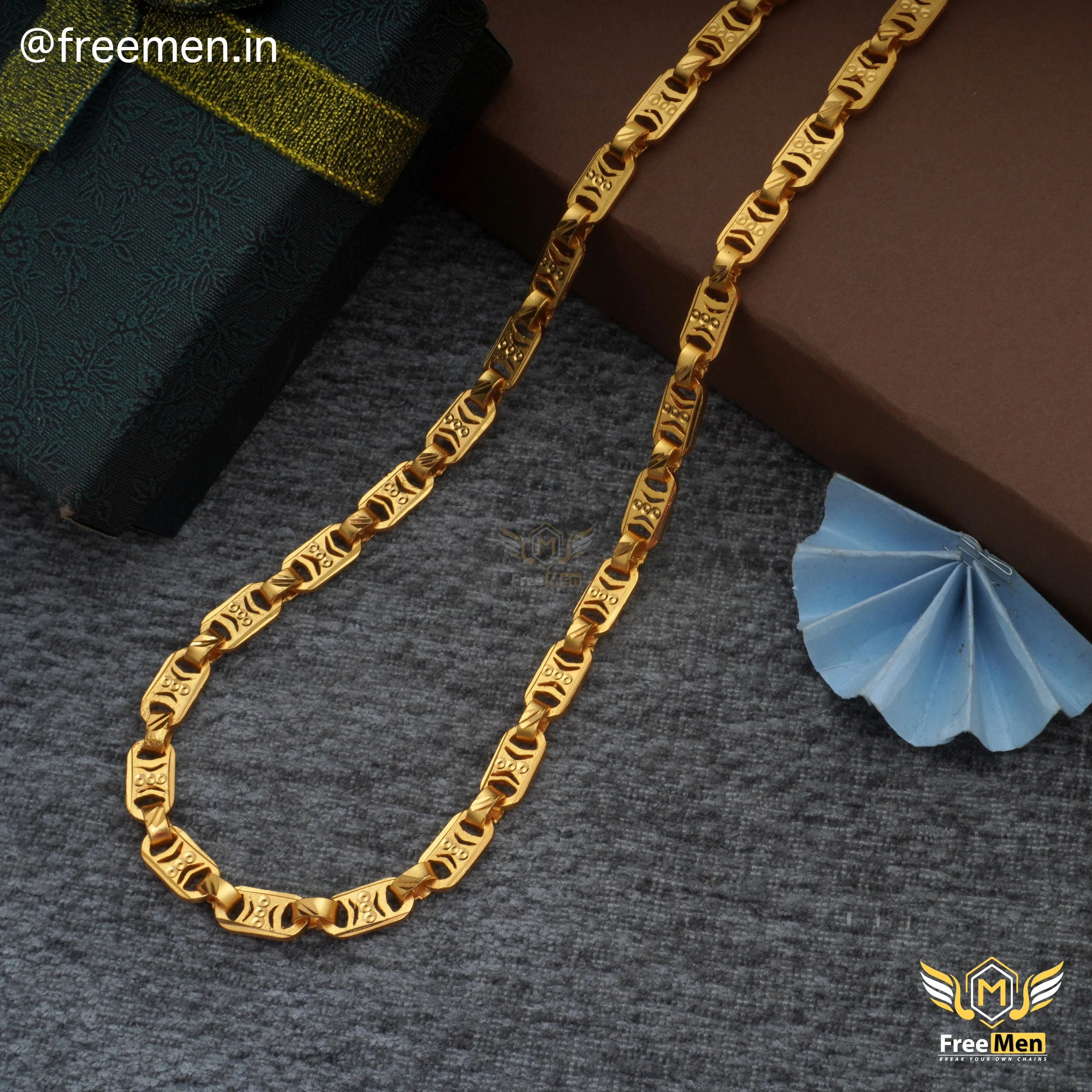 Freemen Fashionable UP DOWN Laser Cut Design Chain - FM353