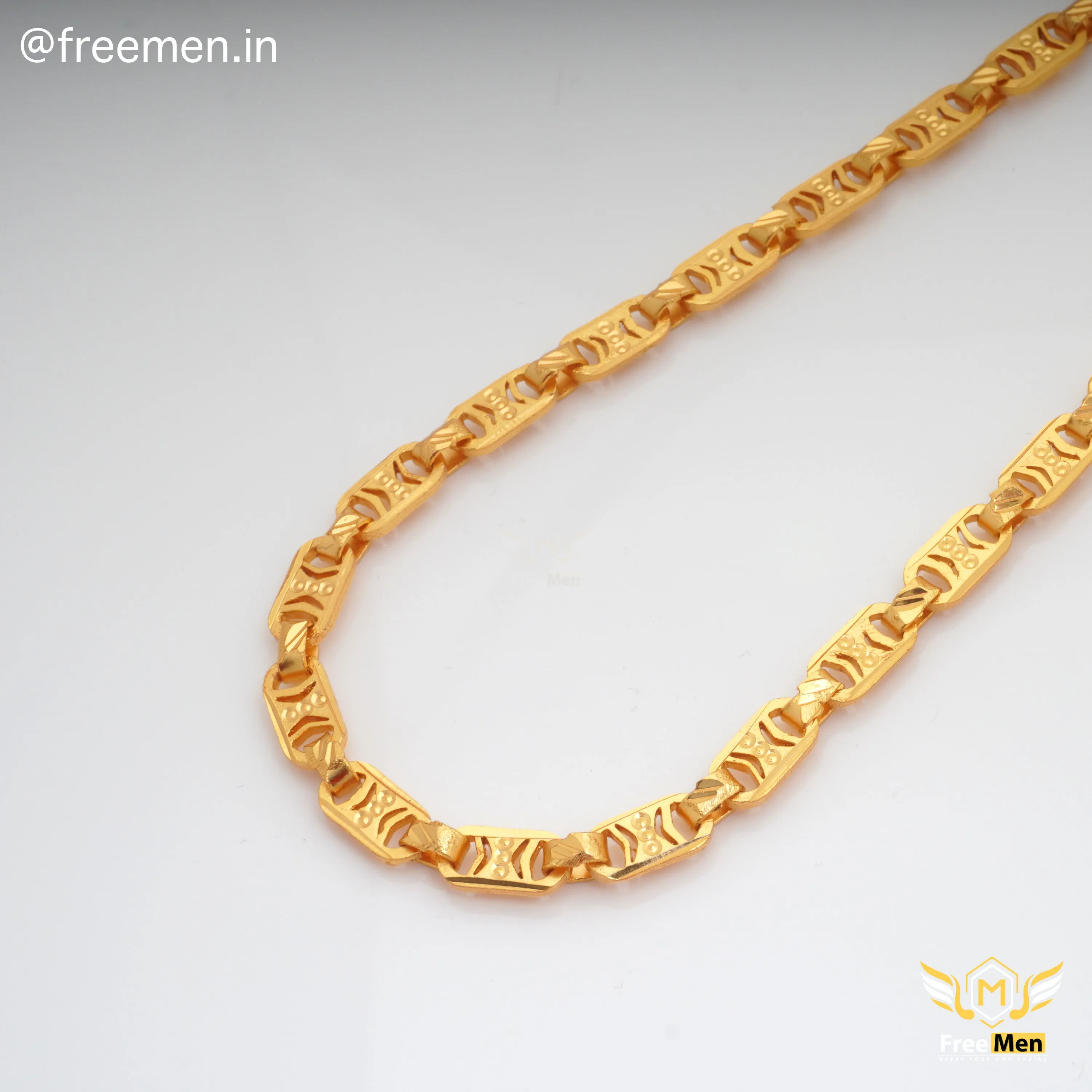 Freemen Fashionable UP DOWN Laser Cut Design Chain - FM353