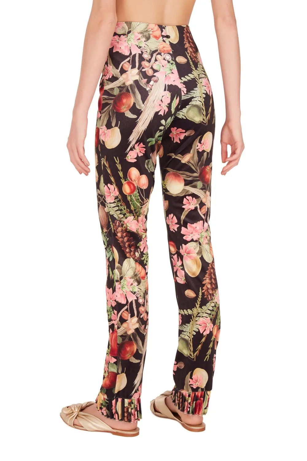 Fruits Exotiques High-Waisted Pants With Frills