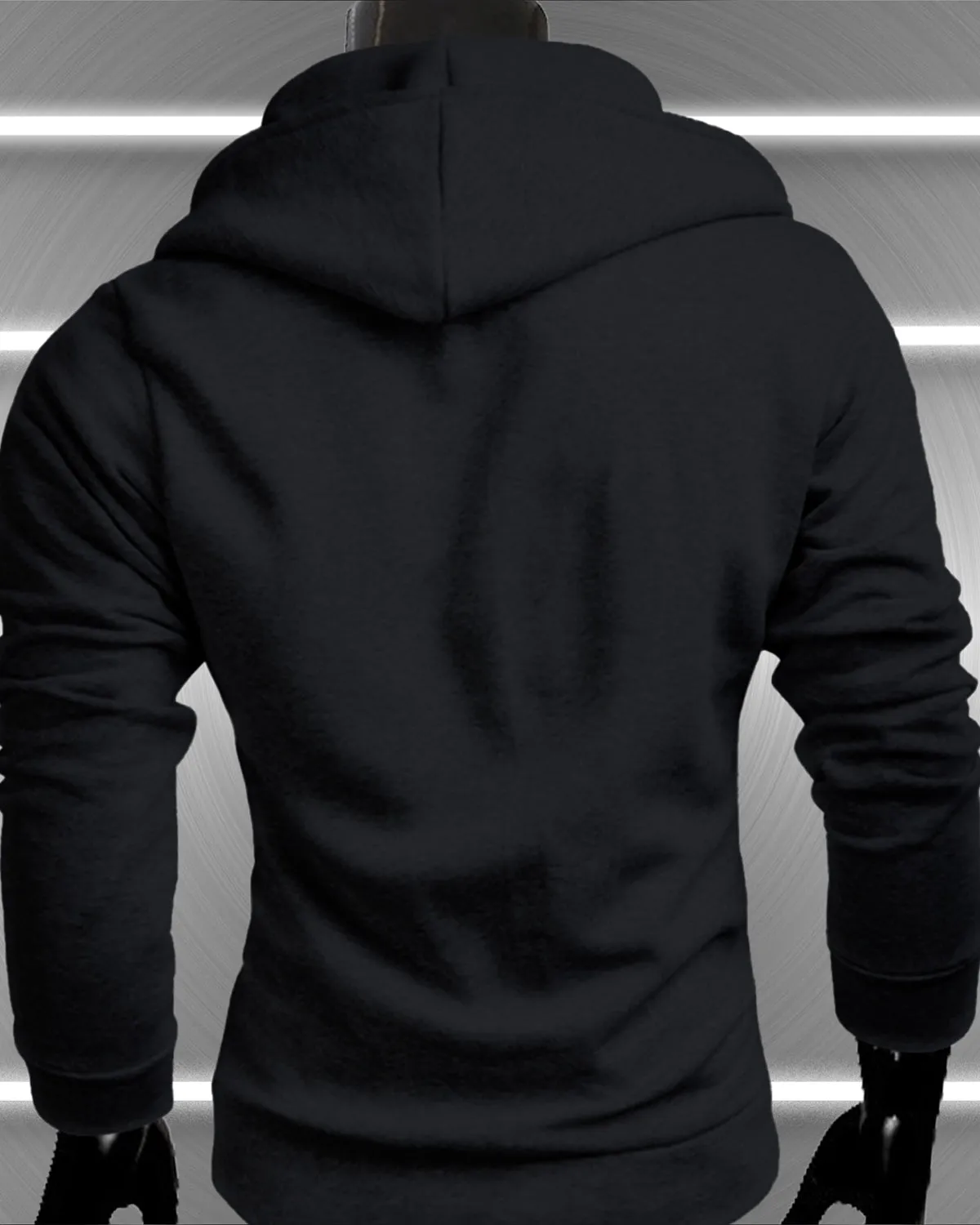 Full Sleeve Assassin Black Men Casual Jacket