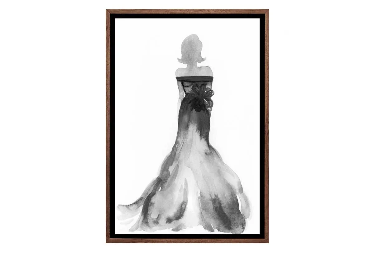 Glamorous Dress 6 | Fashion Canvas Wall Art Print