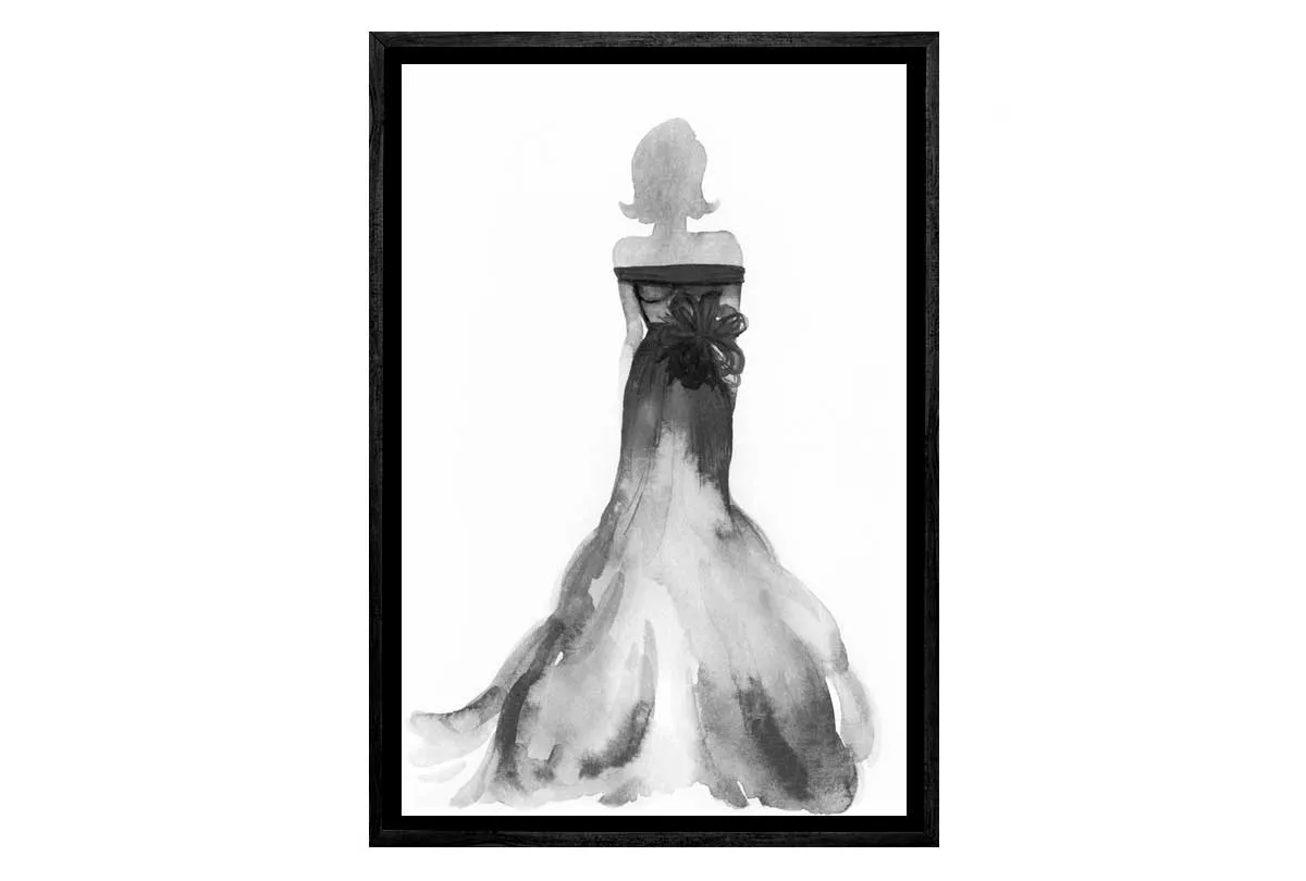 Glamorous Dress 6 | Fashion Canvas Wall Art Print