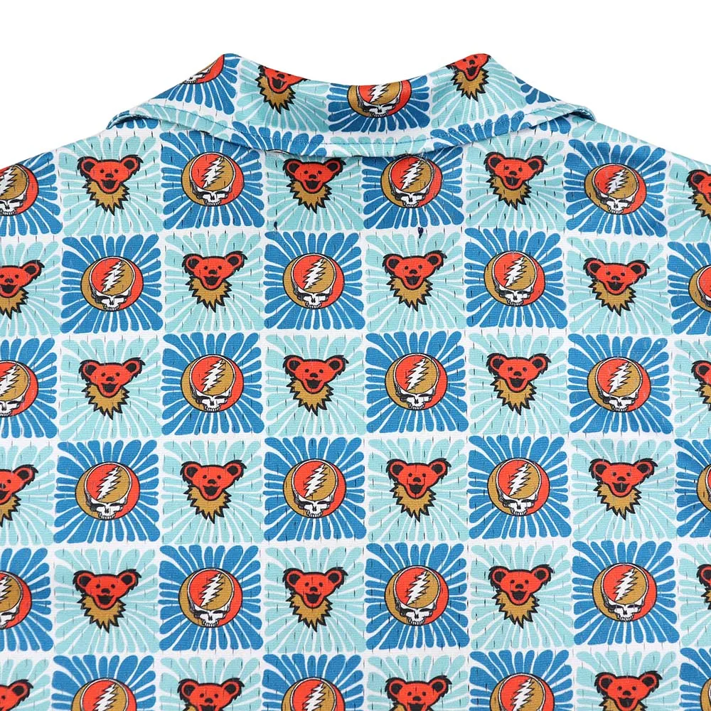 Grateful Dead | Mesh Button Down | Stealies & Bears