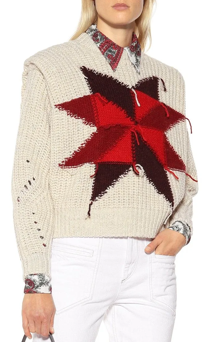 'Hadyn' Wool-Blend Intarsia Sweater