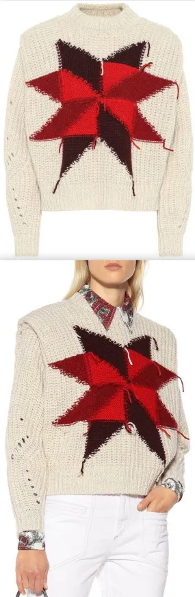 'Hadyn' Wool-Blend Intarsia Sweater