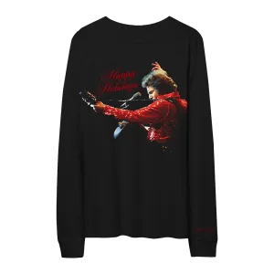 Happy Holidays Red Jacket Photo Longsleeve T-Shirt