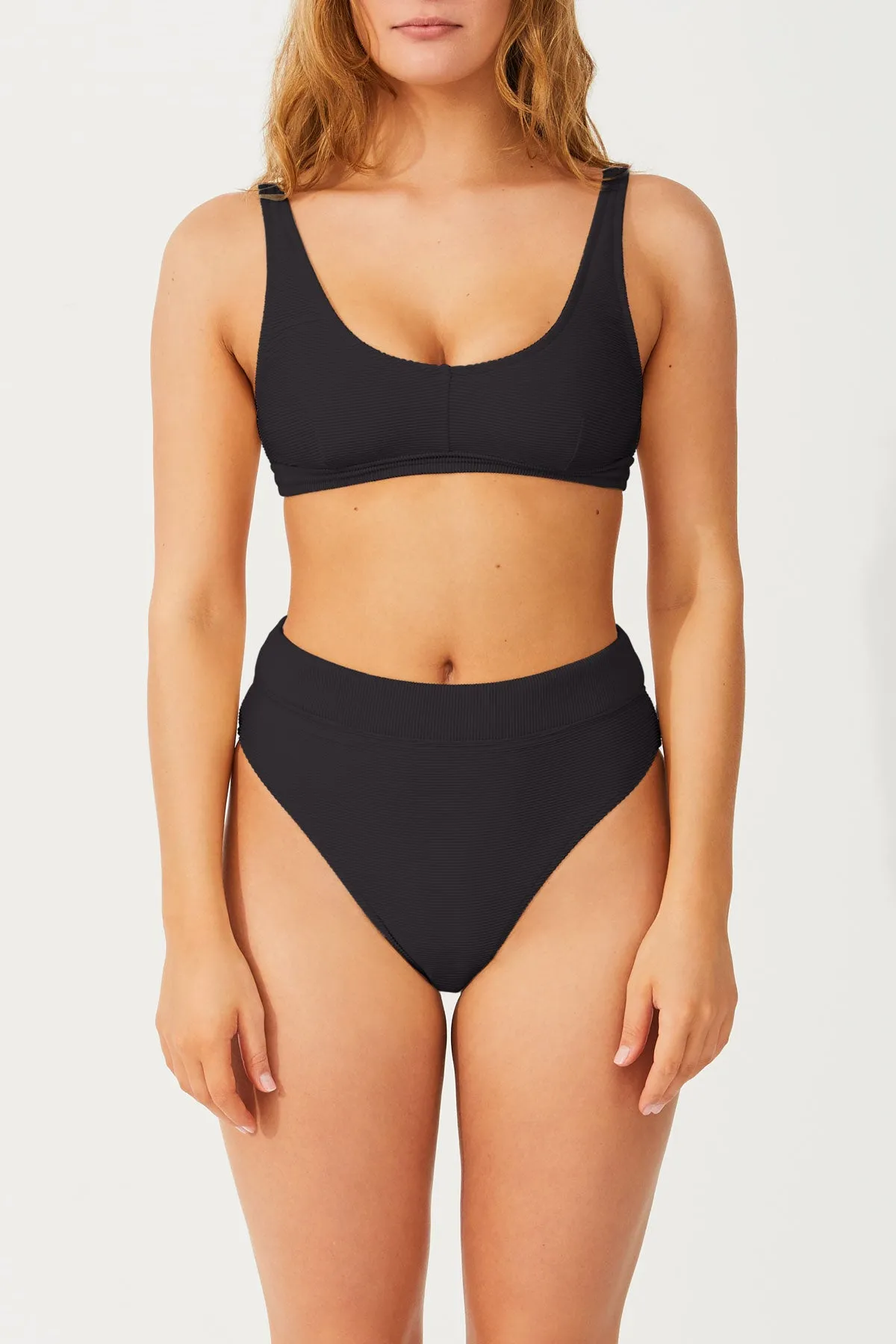 High Waisted Brief - Black