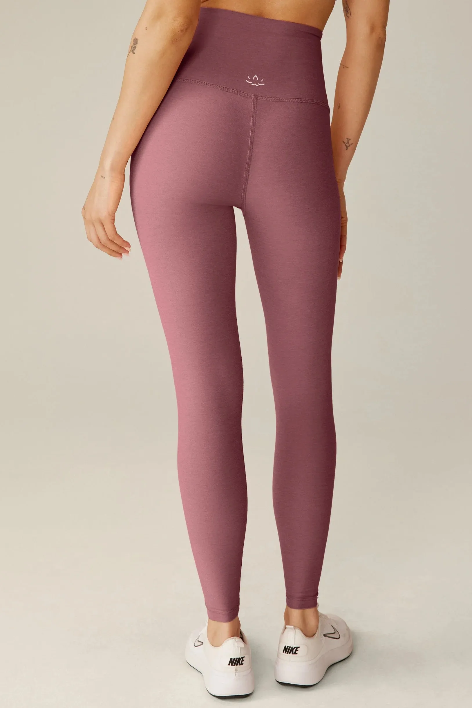 High Waisted Leggings - Orchid Blossom