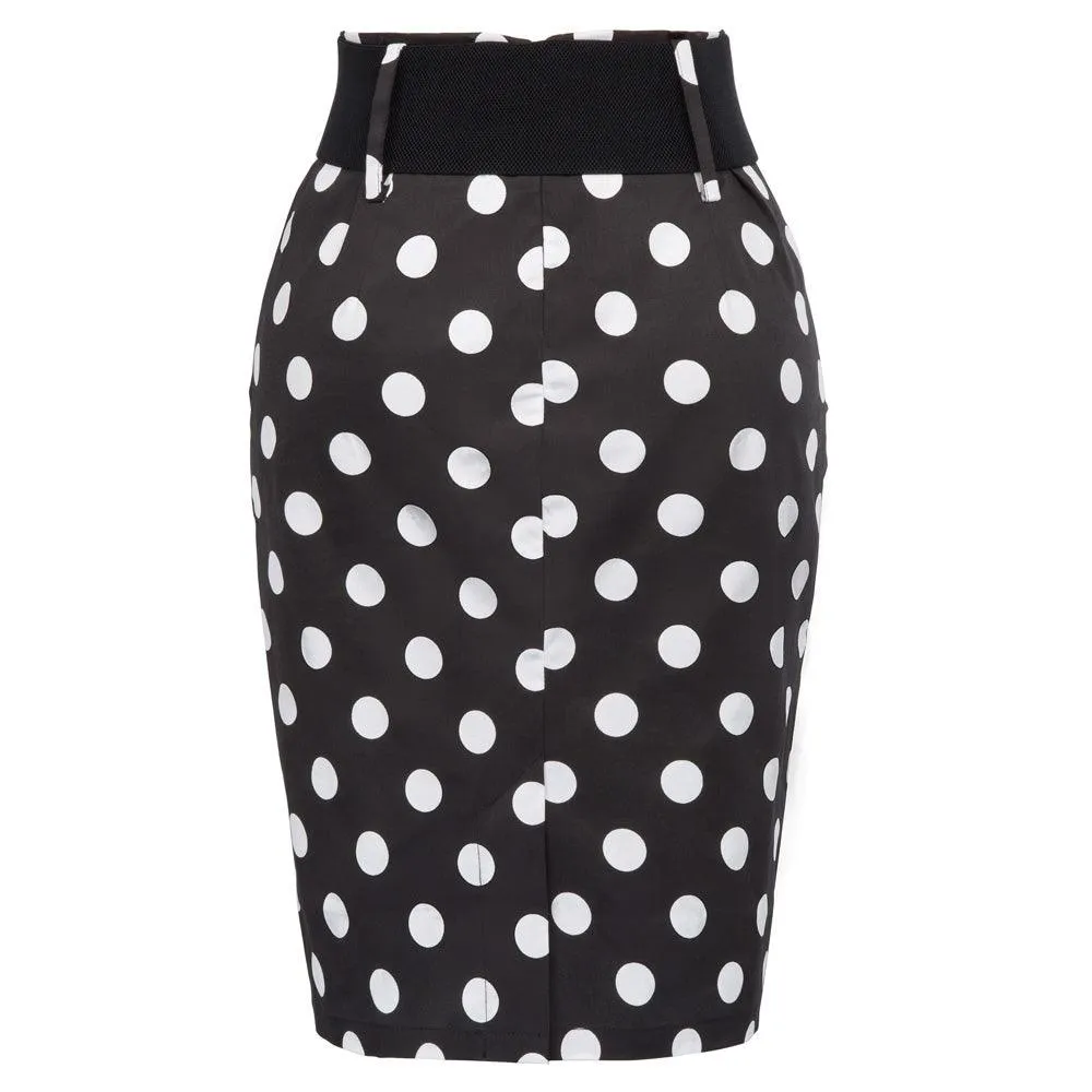 HIGH-WAISTED PENCIL SKIRT