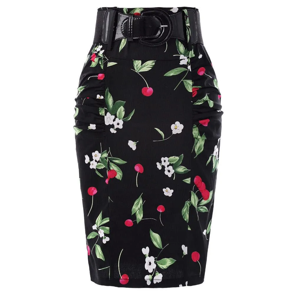 HIGH-WAISTED PENCIL SKIRT