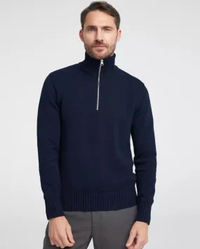 Holebrook Sivert Knitted Zip Neck