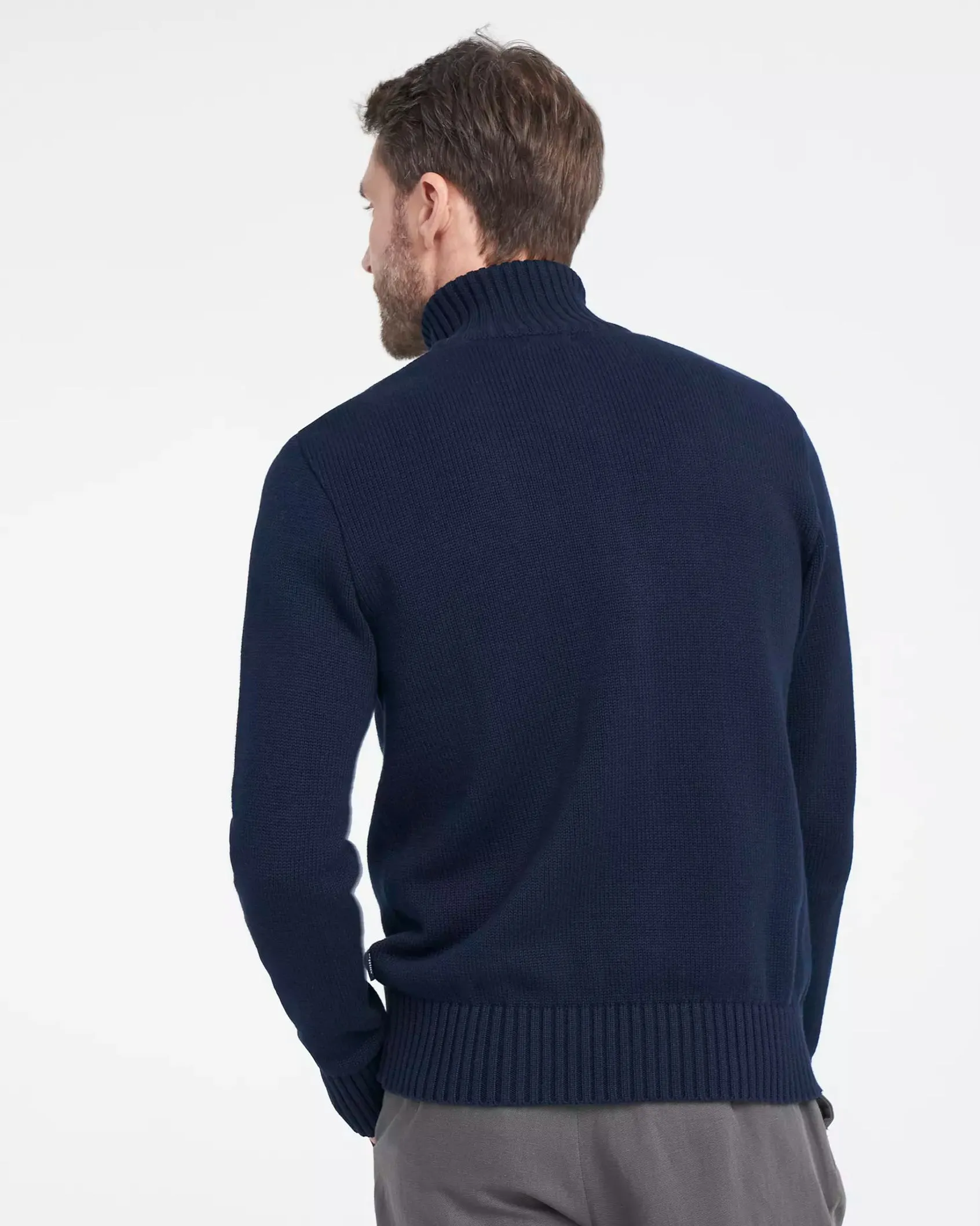 Holebrook Sivert Knitted Zip Neck