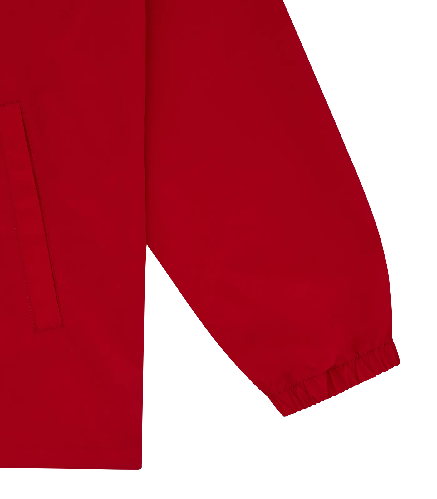 HOODED COACH JACKET - RED