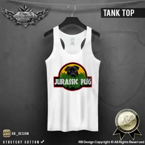 Jurassic Pug Women's T-shirt Trendy Sweet Puppy Tank Top WD137