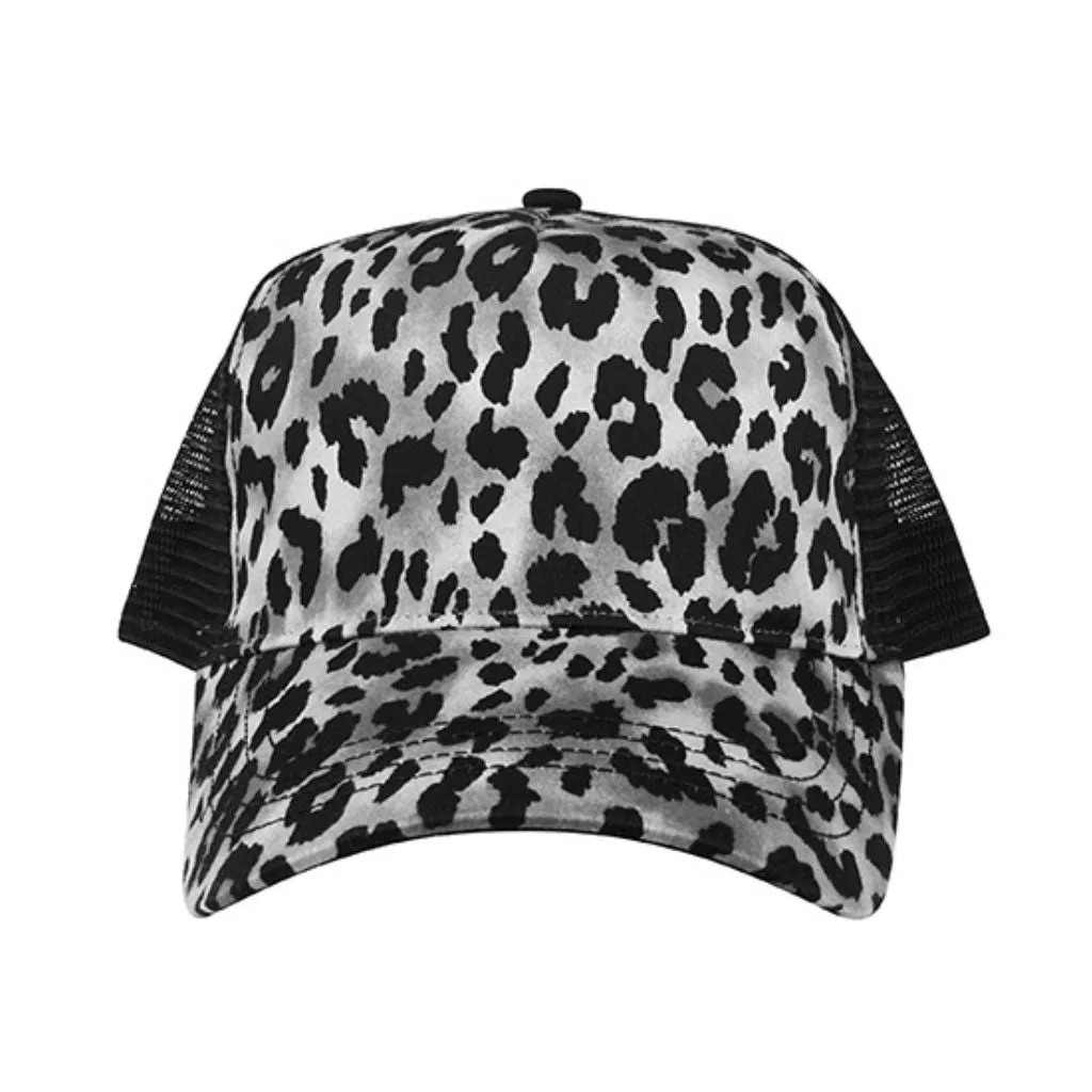 Leopard Print Trucker Hats: Bold & Trendy Fashion Accessory