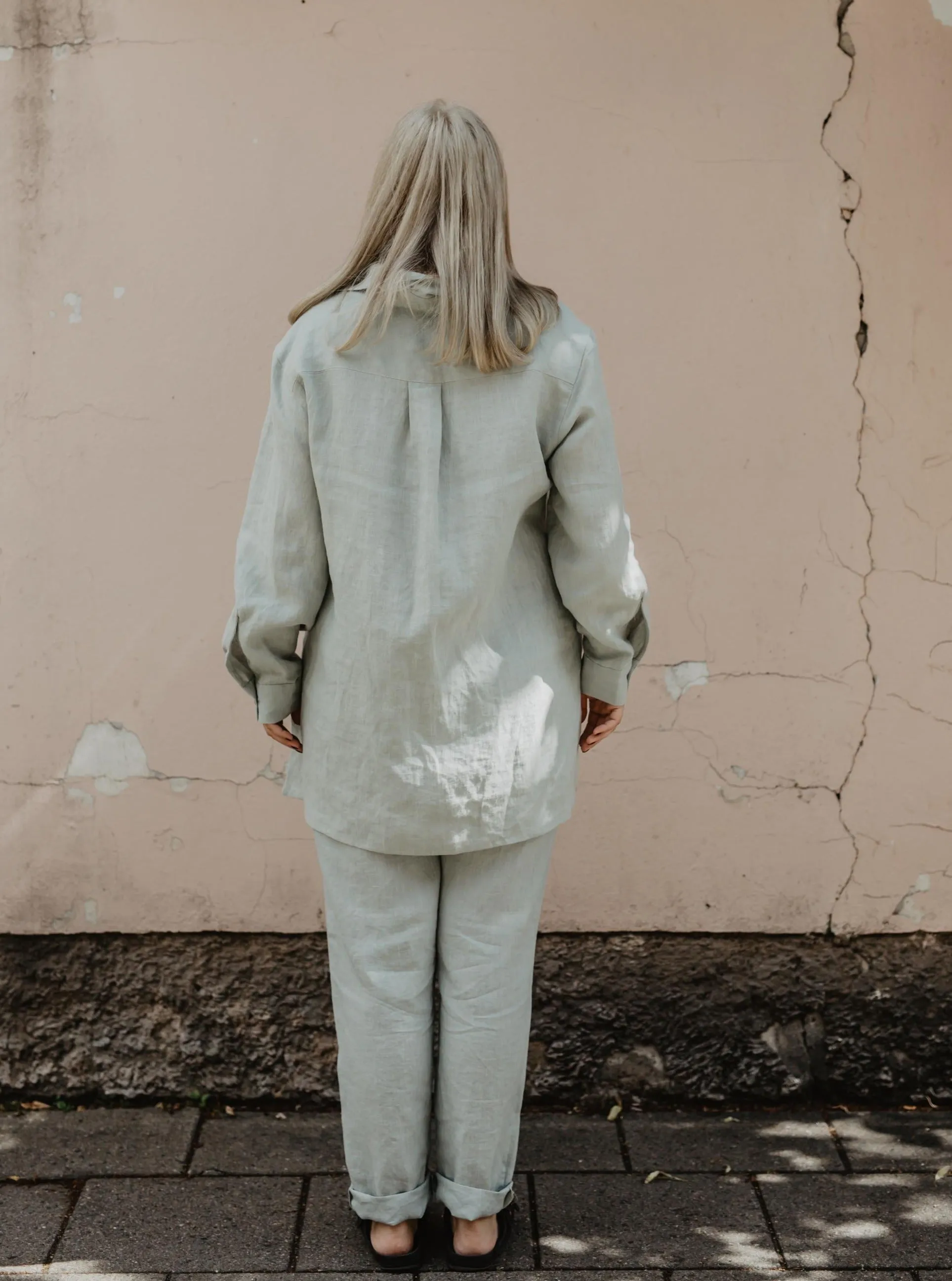 Linen Pants Malmo - Sage Green