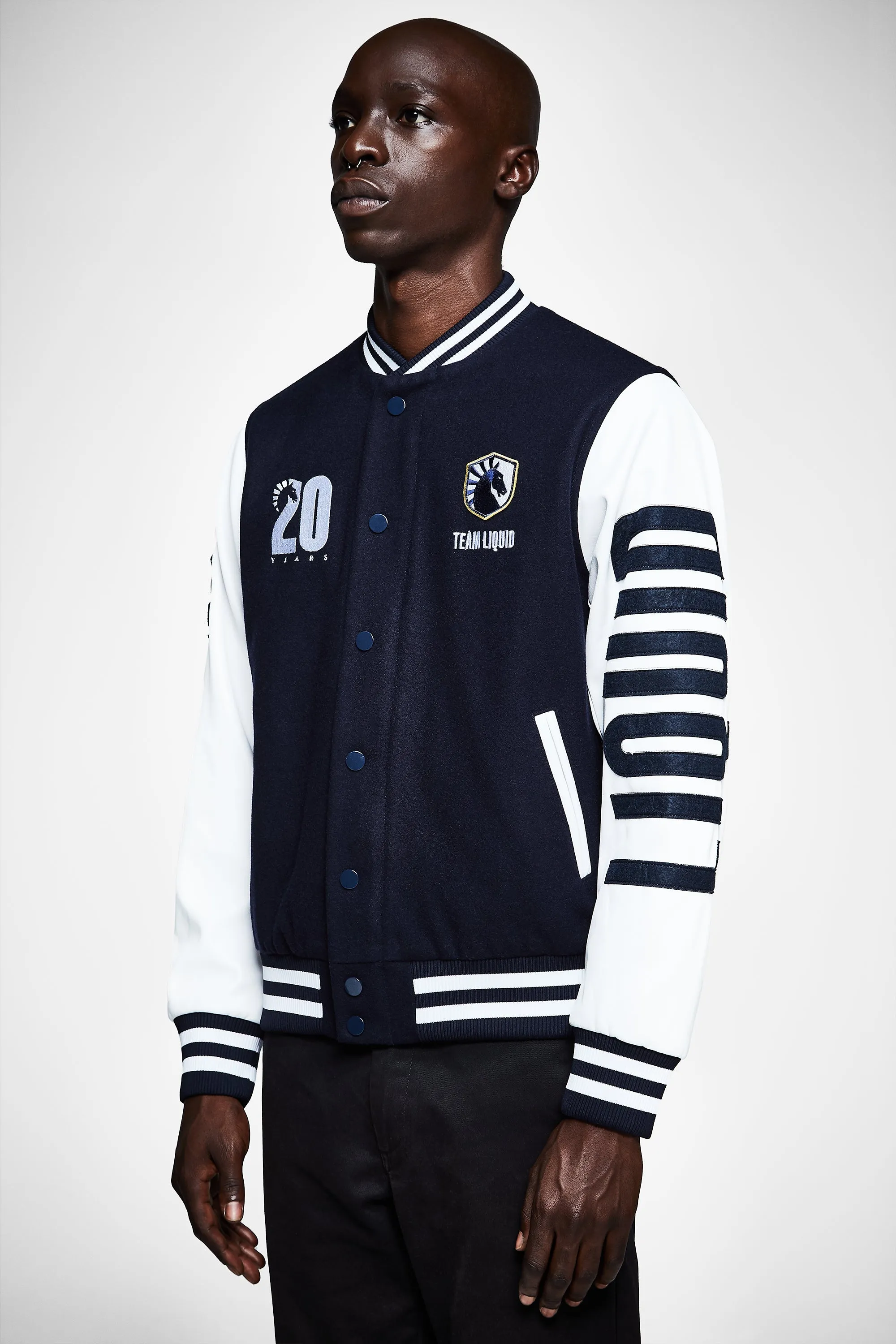 LIQUID  LETTERMAN JACKET