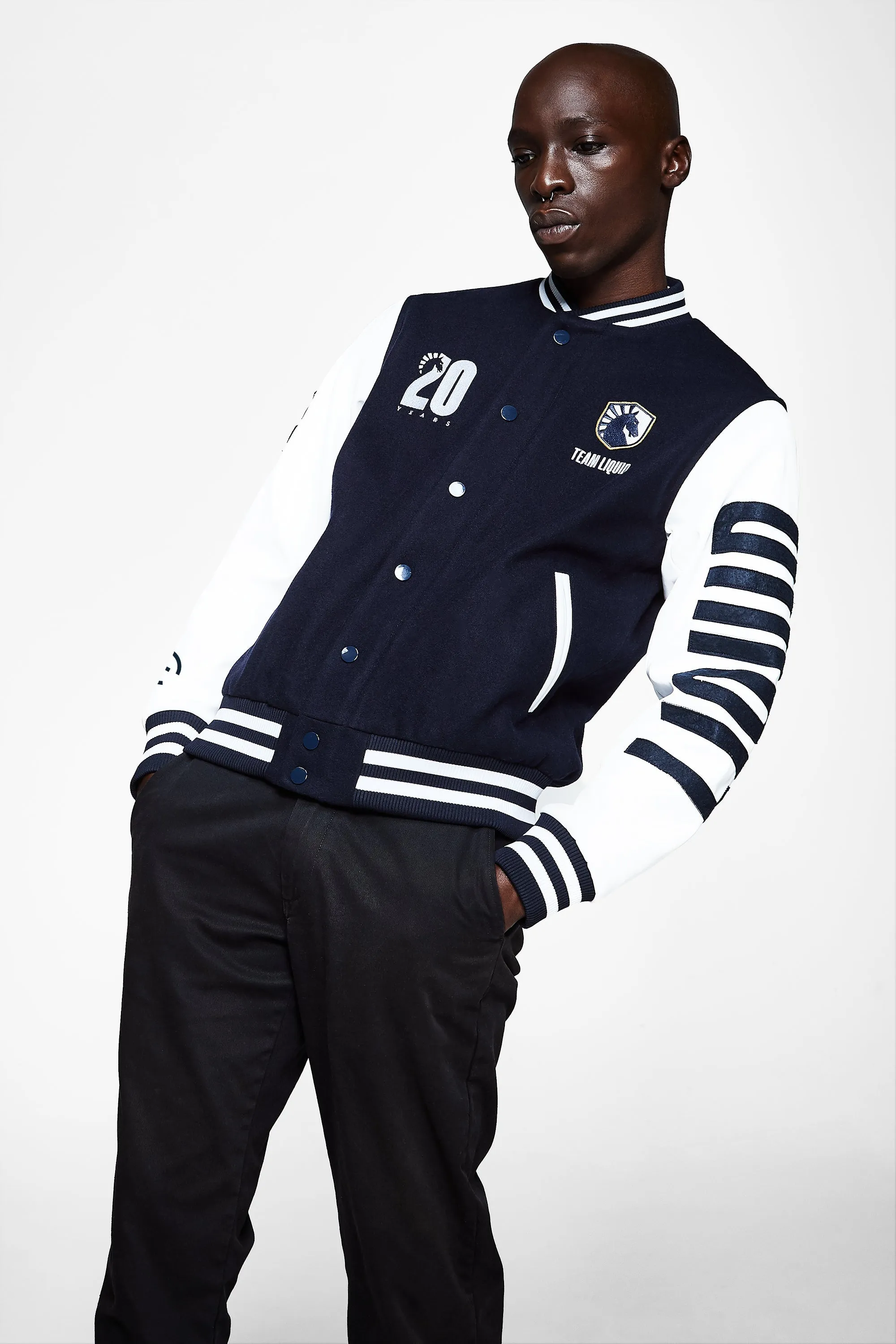 LIQUID  LETTERMAN JACKET