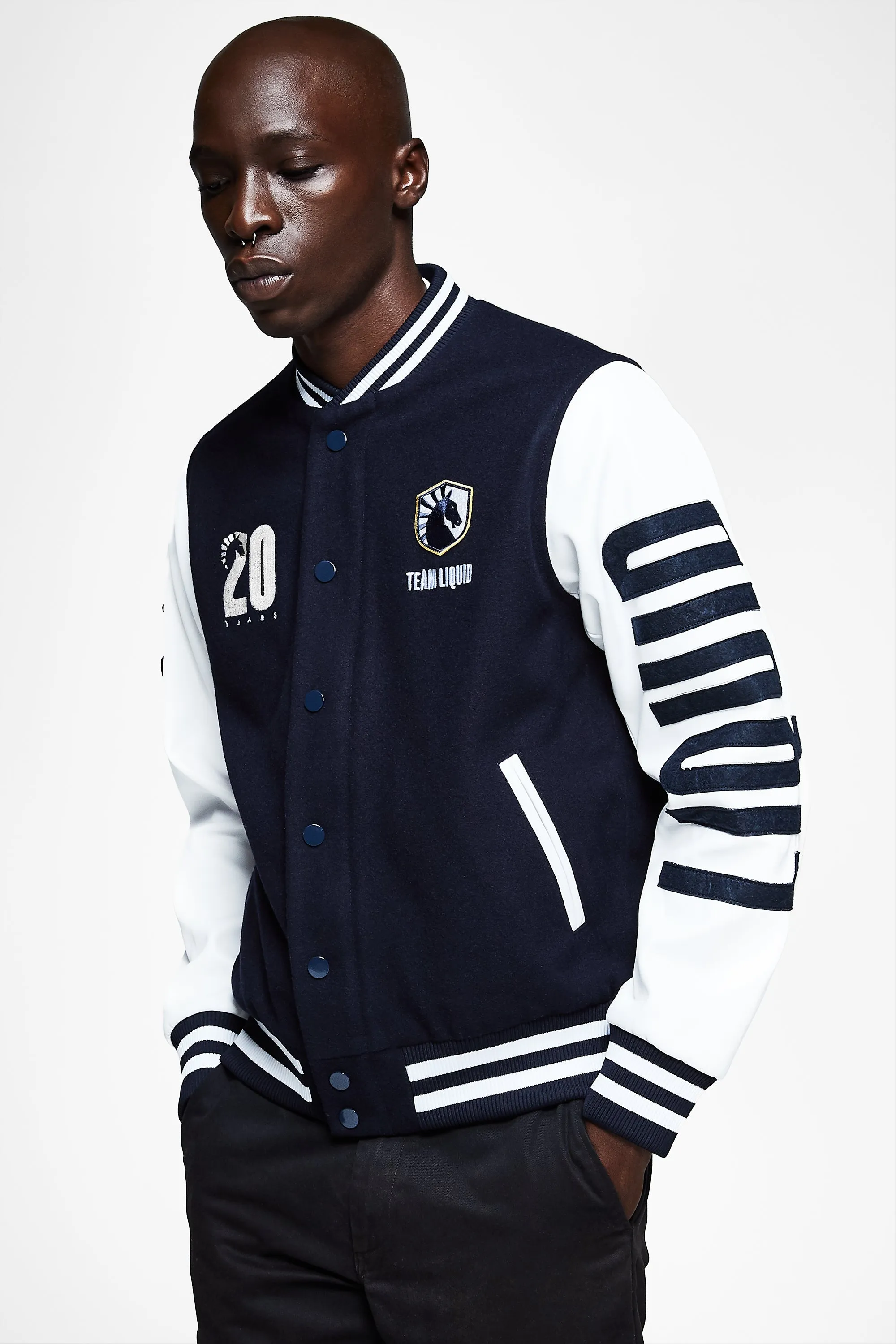 LIQUID  LETTERMAN JACKET