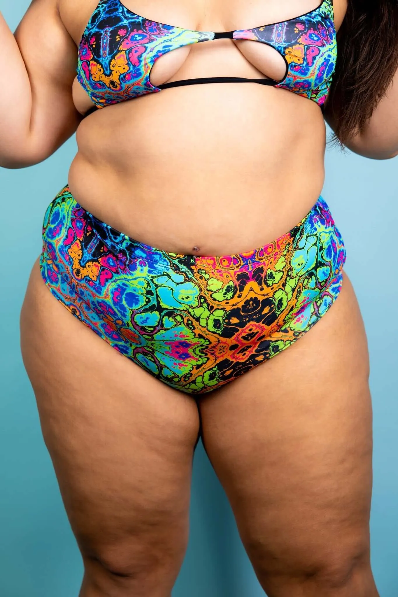 Lucidity High Waisted Brazilian Bottoms