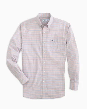 Men's Guarded Gingham Long Sleeve Button Down Shirt