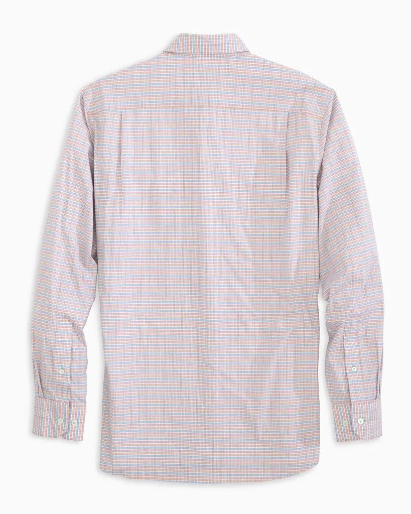 Men's Guarded Gingham Long Sleeve Button Down Shirt