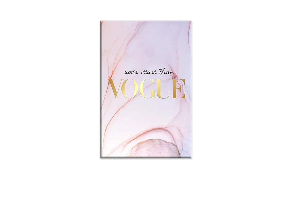 More Issues Than Vogue | Fashion Canvas Wall Art Print