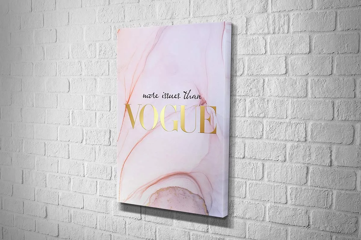 More Issues Than Vogue | Fashion Canvas Wall Art Print