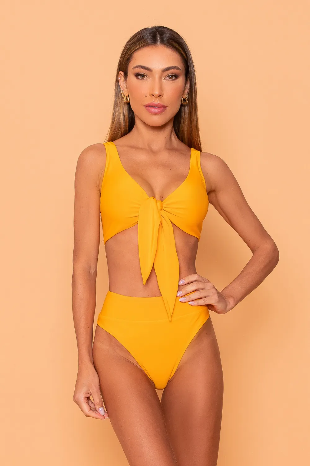 Nikya High Waisted Bikini Bottom