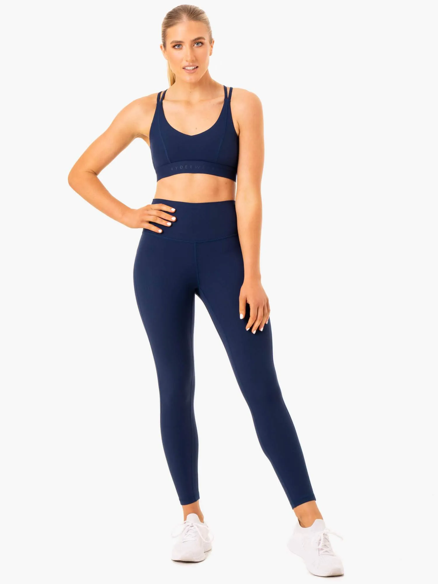 NKD Align Sports Bra - Navy