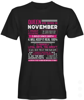 November Queen T-shirt