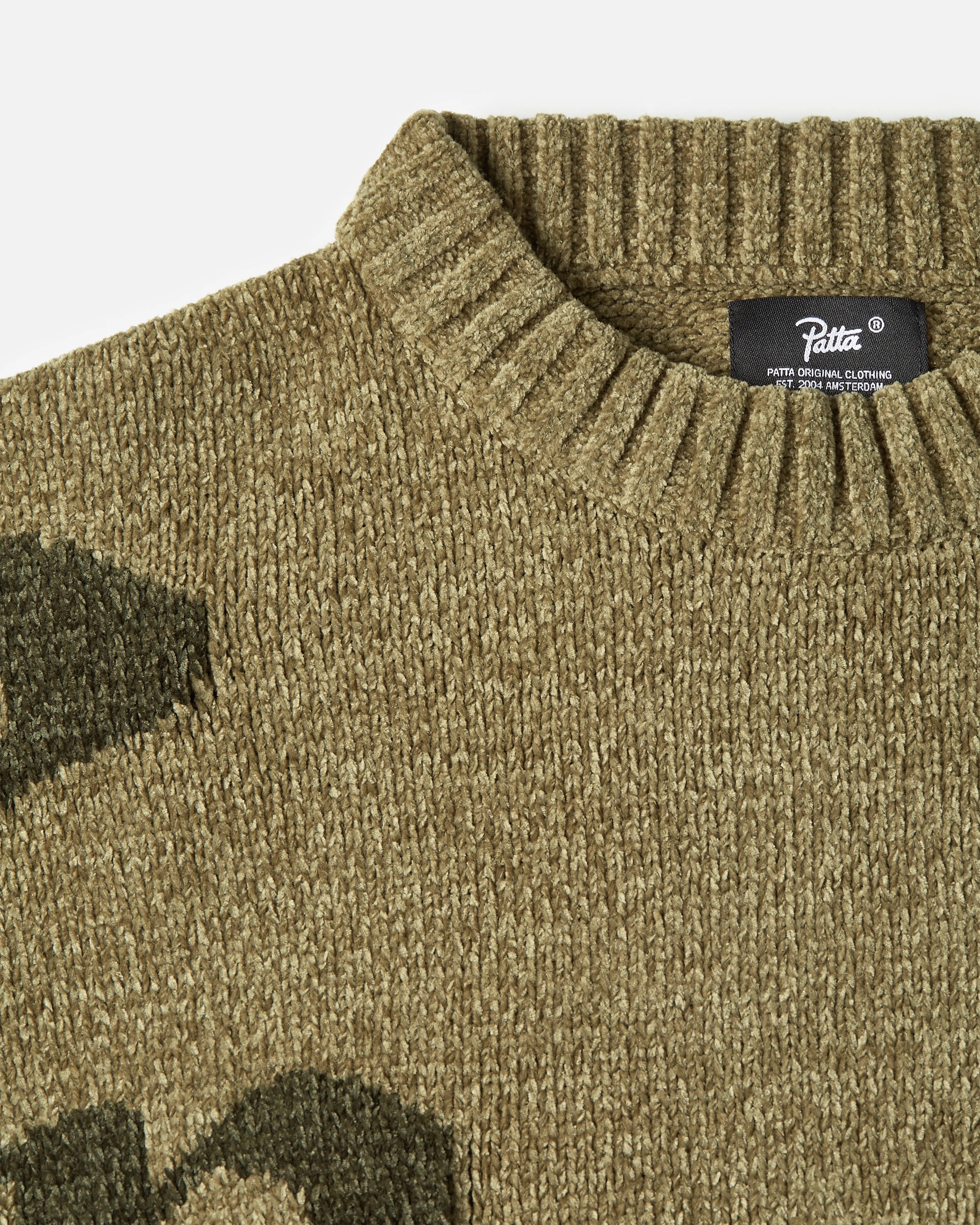 Patta Chenille Knitted Sweater (Sage)