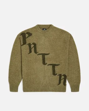 Patta Chenille Knitted Sweater (Sage)