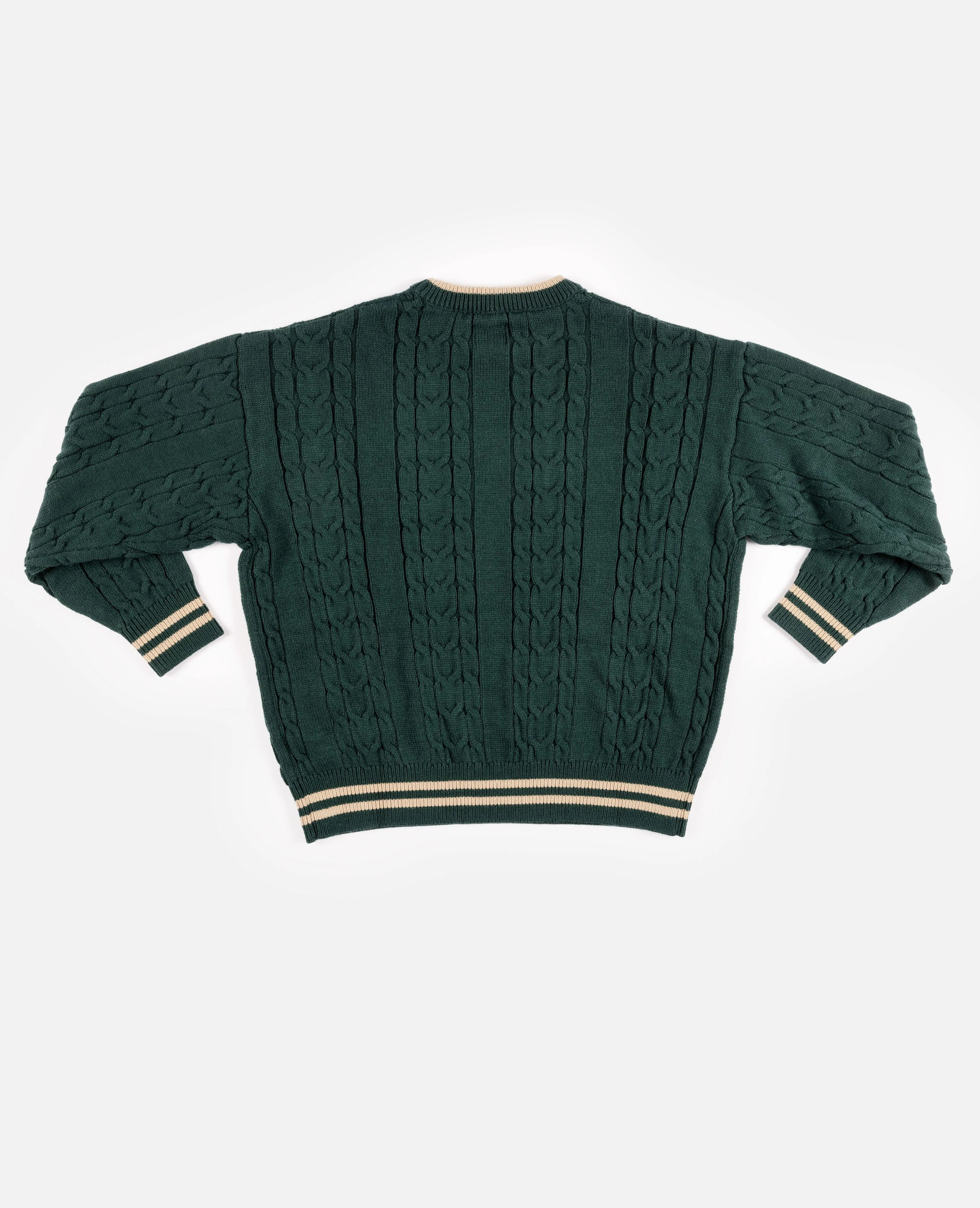 Patta Premium Cable Knitted Sweater (Botanical Garden)