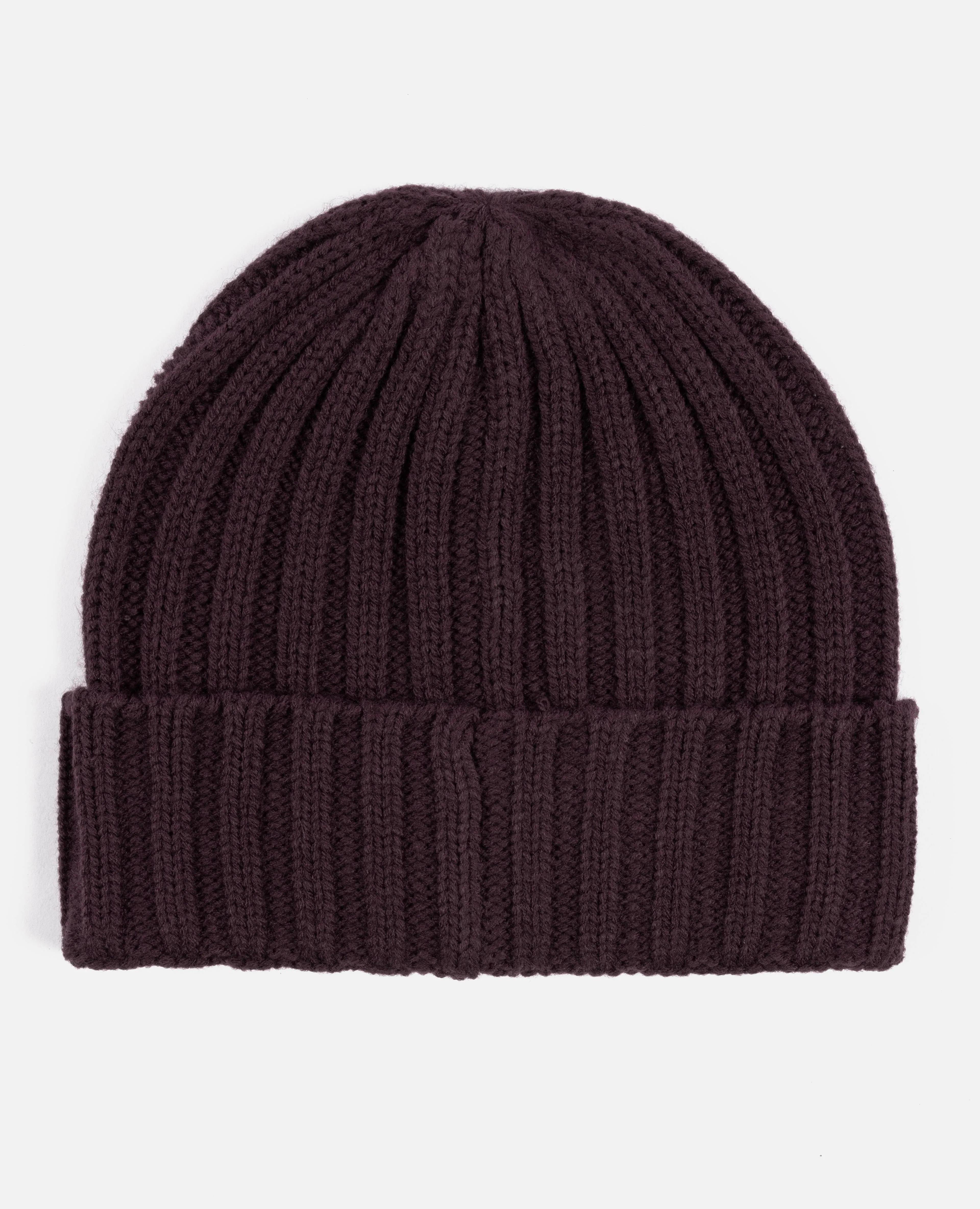 Patta Ribbed Knitted Beanie (Winetasting)