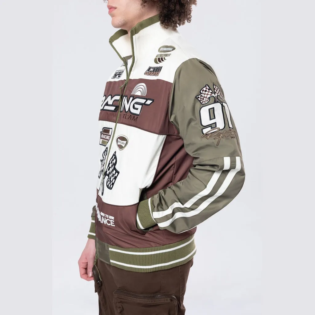 Racing Windbreaker Jacket - Bison