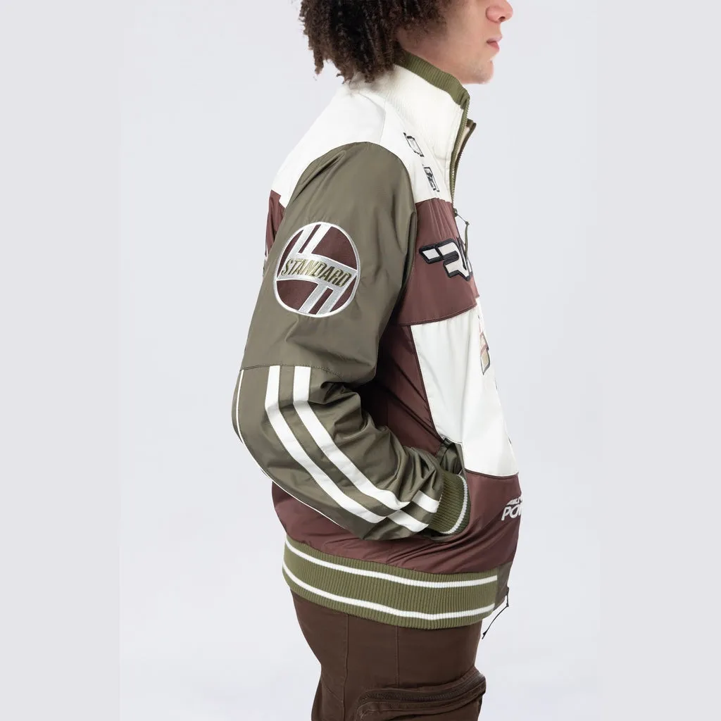 Racing Windbreaker Jacket - Bison