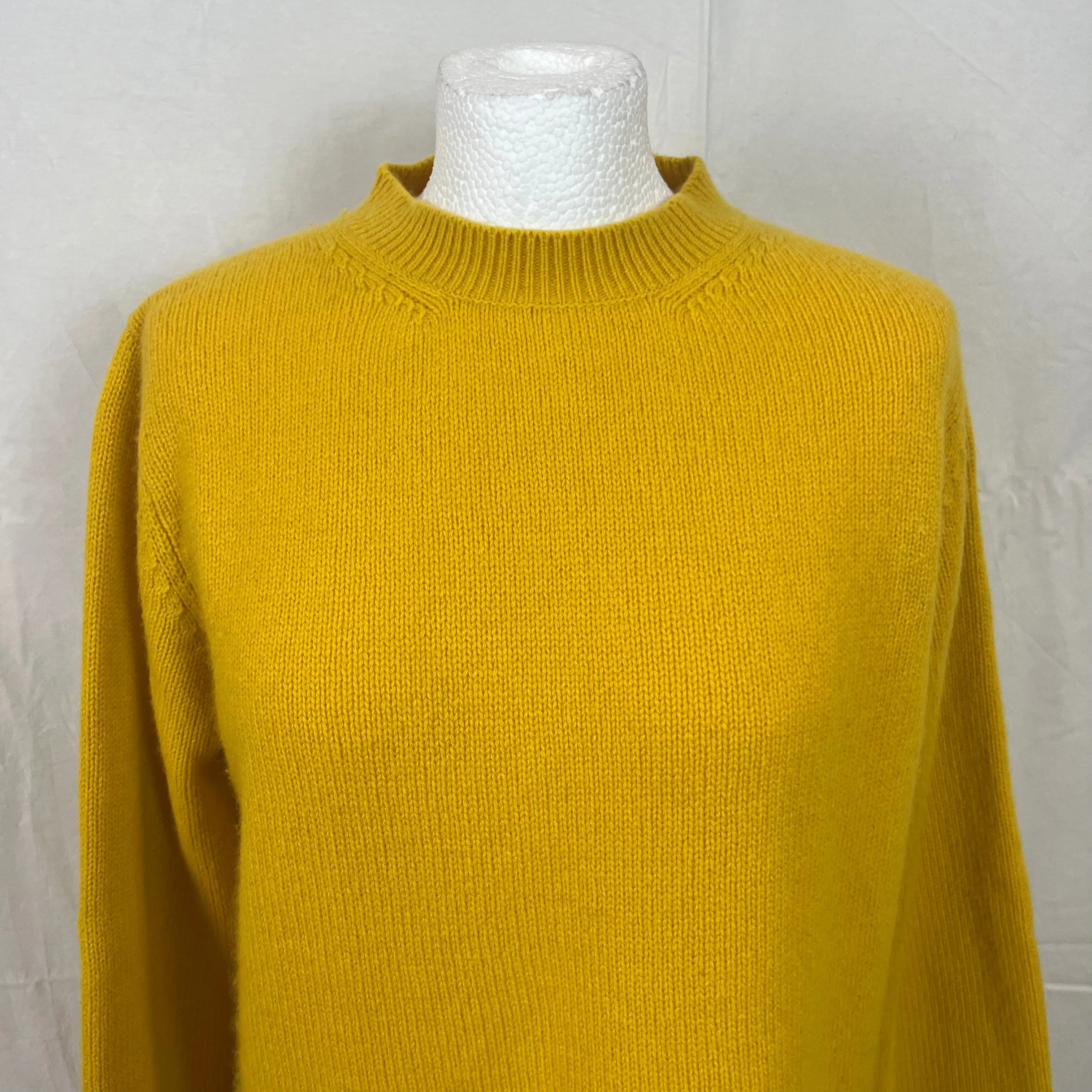 Raey Mustard Cashmere Knitted Jumper XS