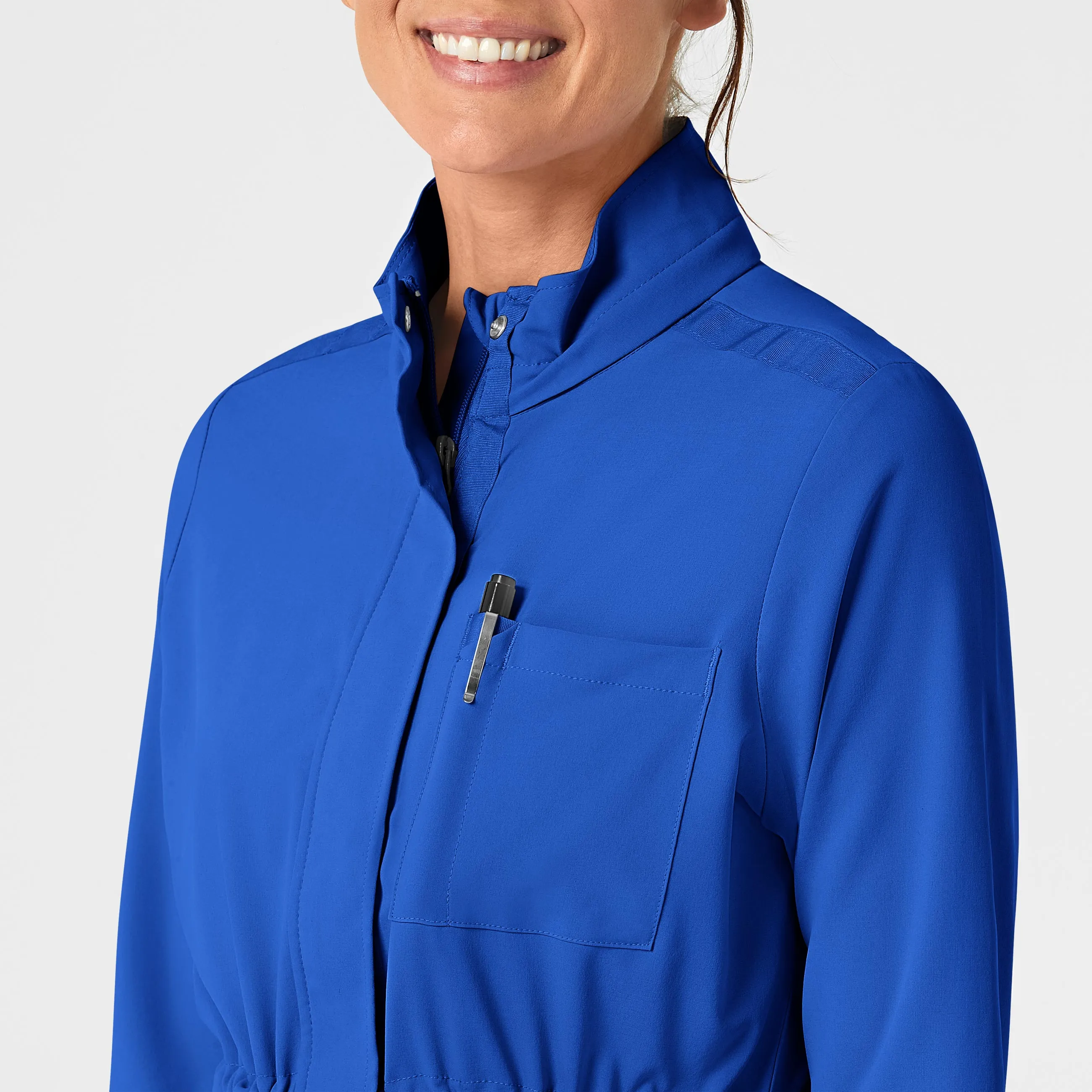 RENEW Women's Convertible Hood Fashion Jacket - Royal