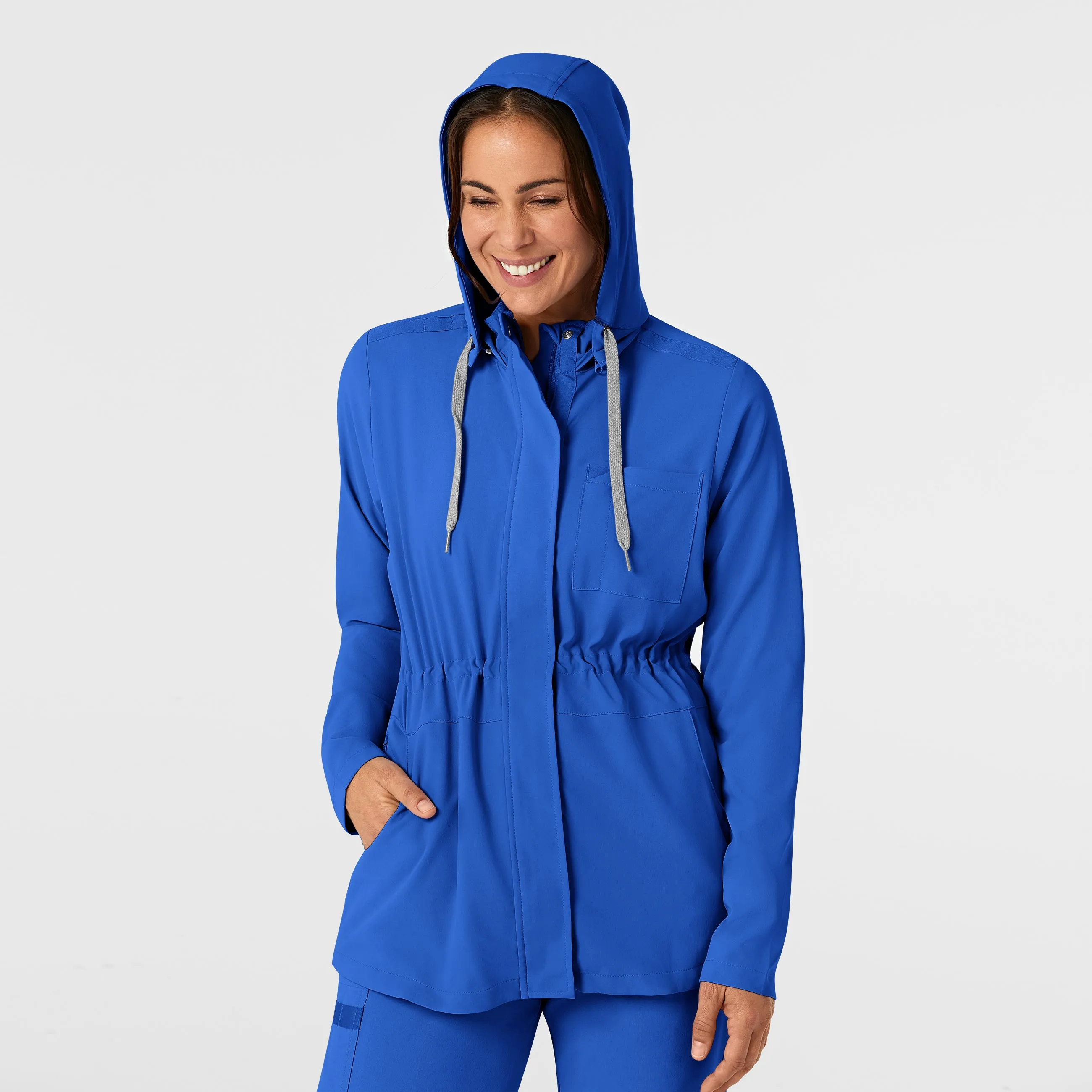 RENEW Women's Convertible Hood Fashion Jacket - Royal