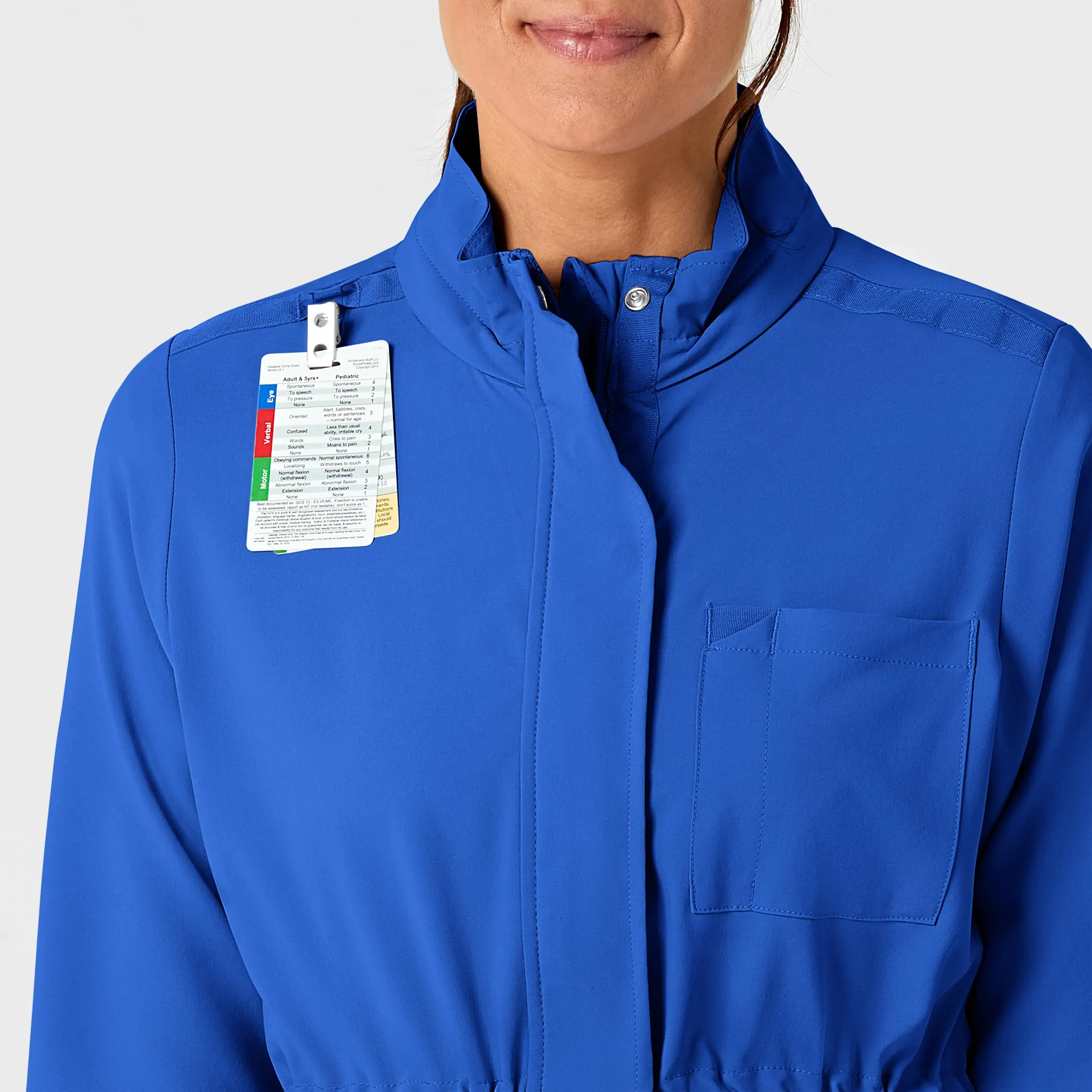 RENEW Women's Convertible Hood Fashion Jacket - Royal