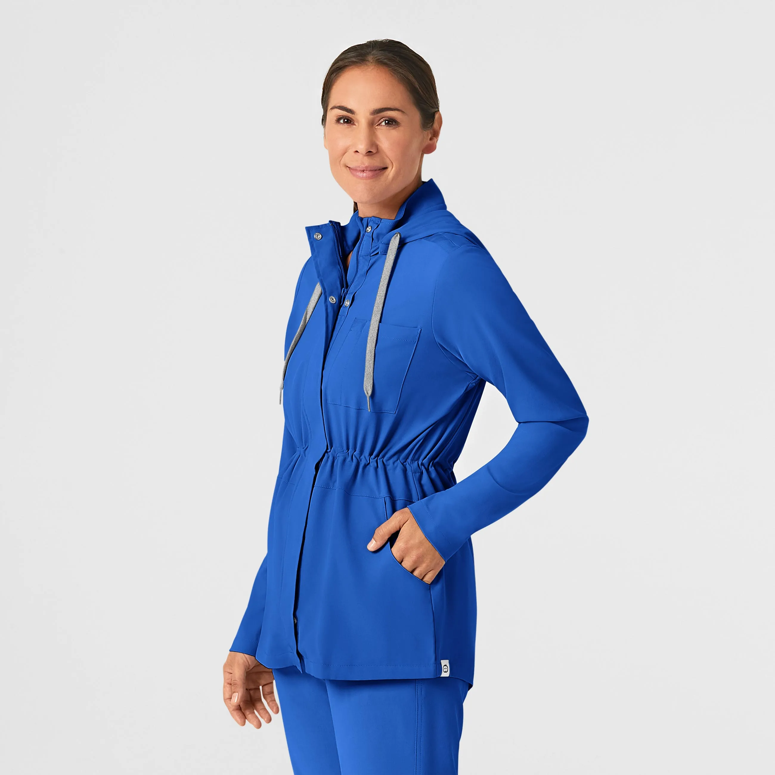 RENEW Women's Convertible Hood Fashion Jacket - Royal