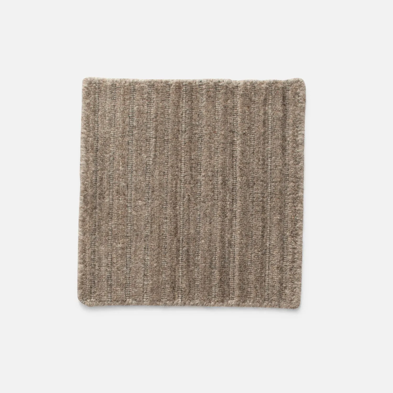 Ribbed Wool Rug - Stone