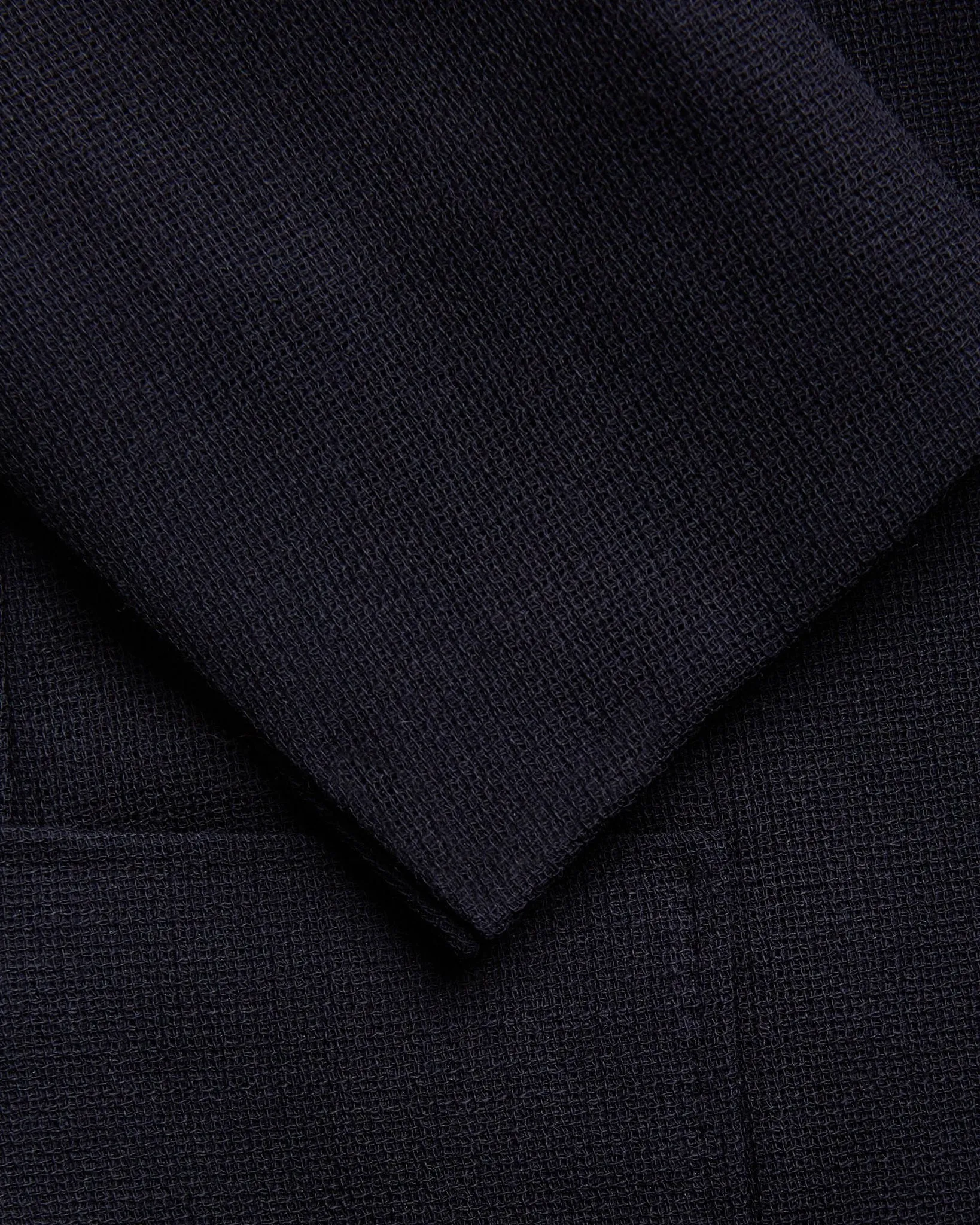 Ring Jacket Wool Mesh Balloon Jacket: Navy