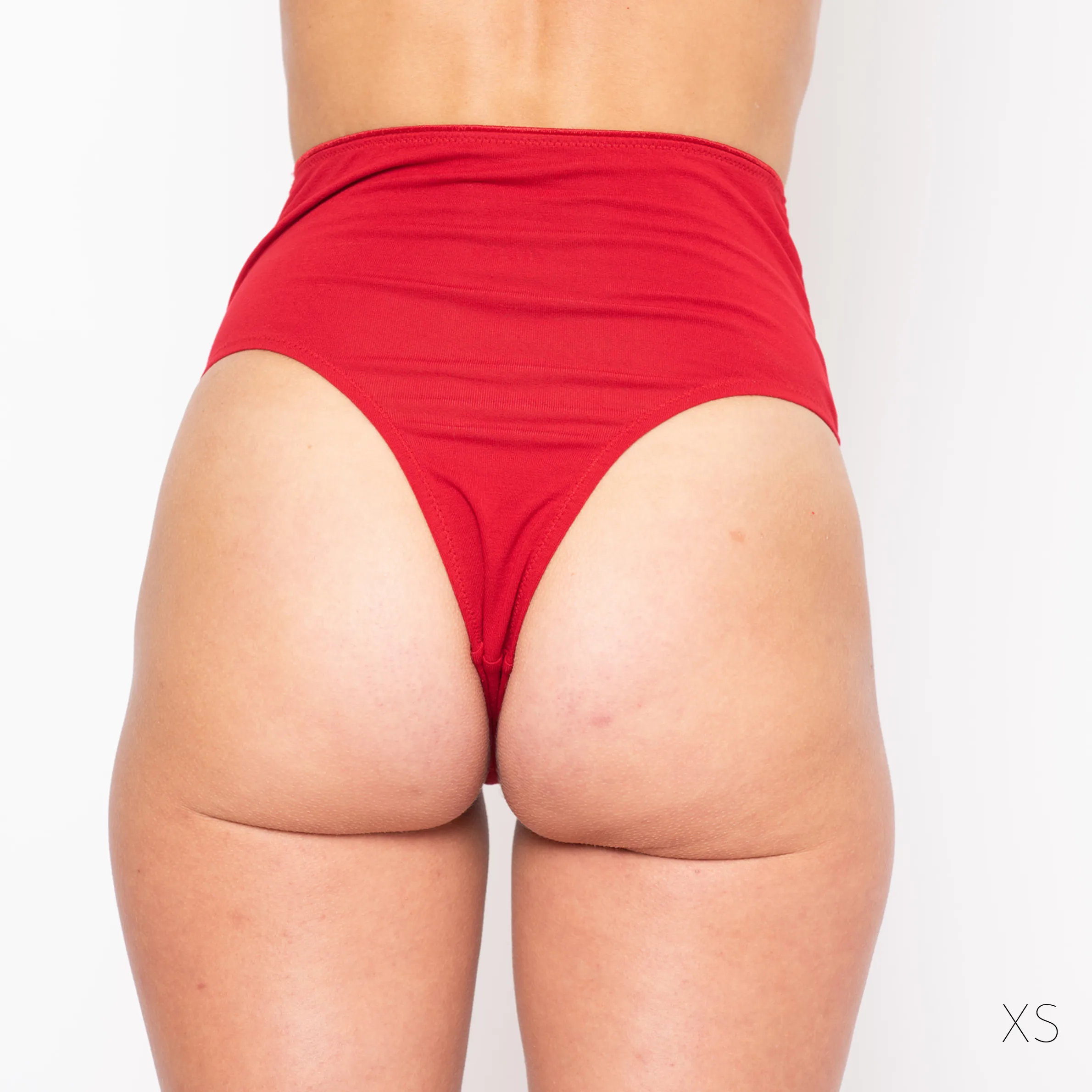 Ruby Red High Waisted String