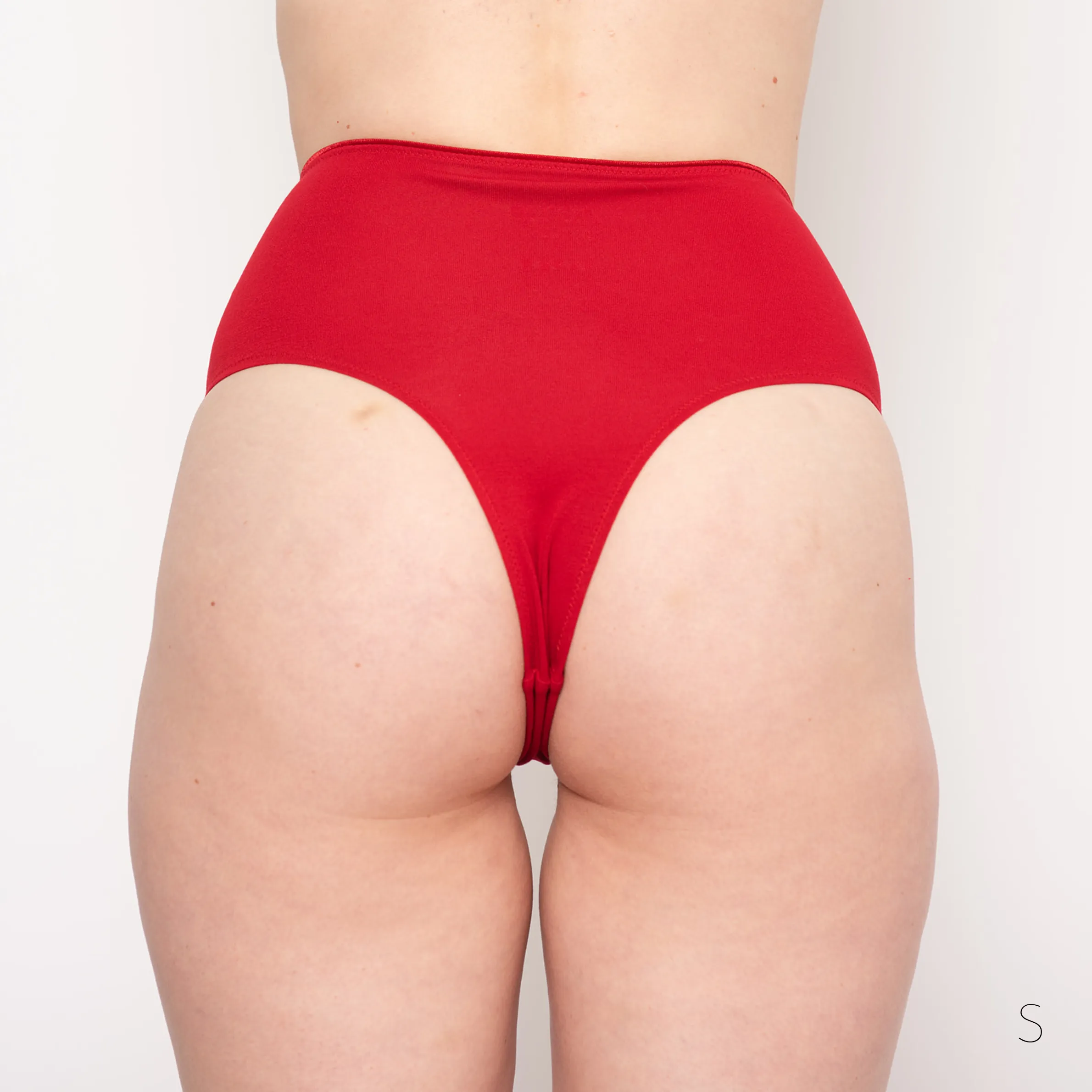 Ruby Red High Waisted String