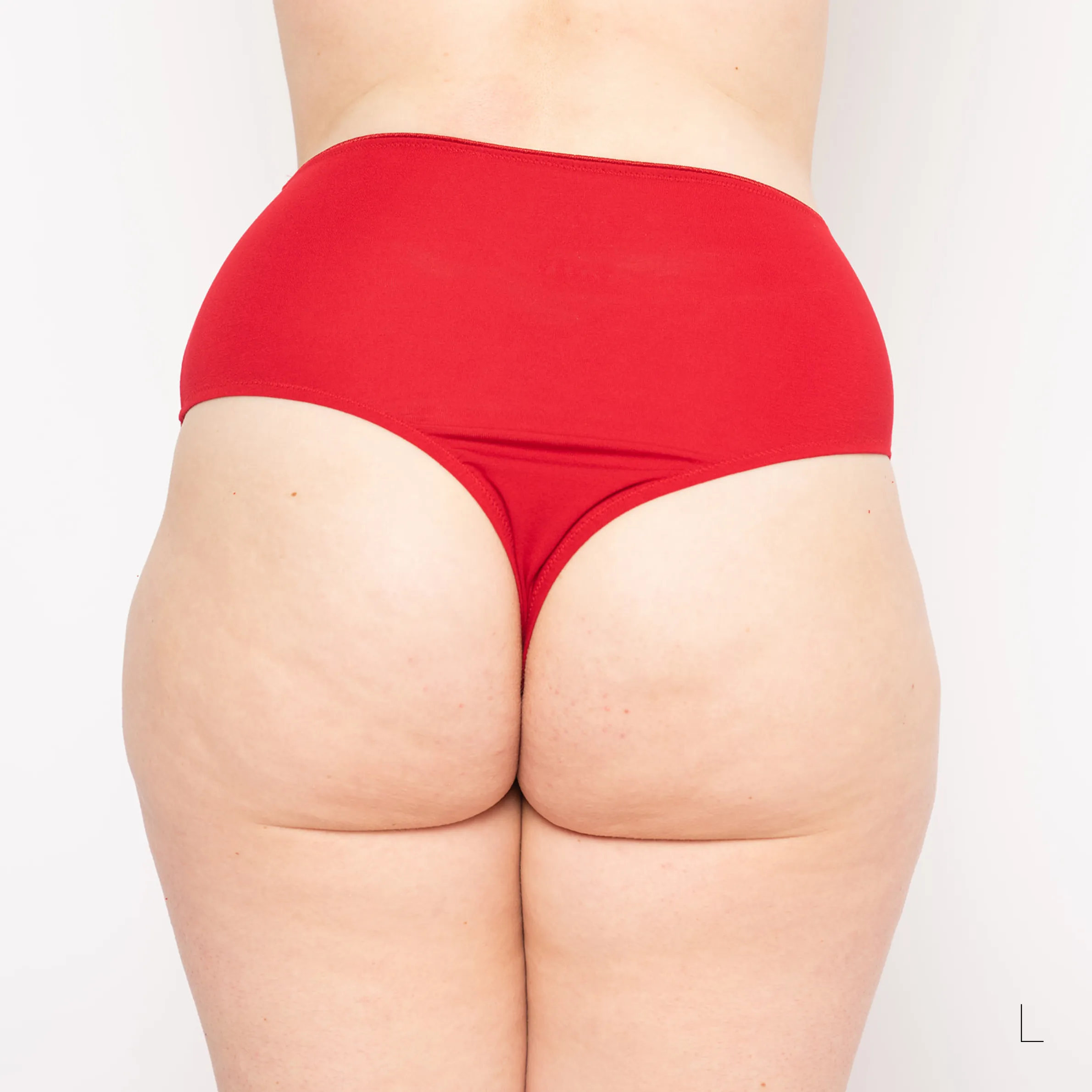 Ruby Red High Waisted String