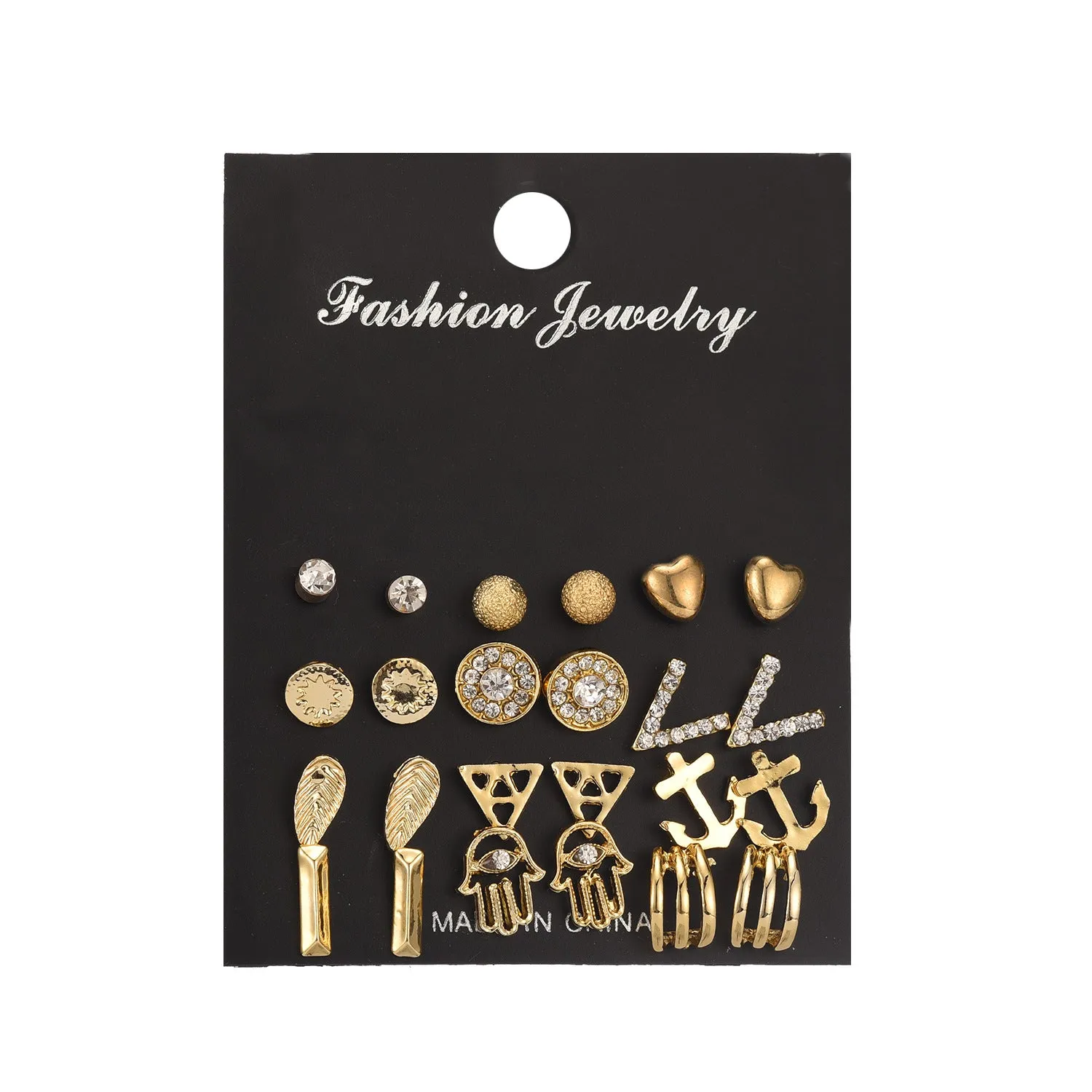 Scintillare by Sukkhi Trendy Gold Plated Stud & Dangle Earring Combo for Women