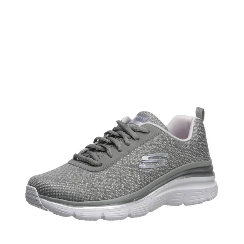 SKECHERS SNEAKERS FASHION FIT BOLD 12719 GRIGIO-LILLA