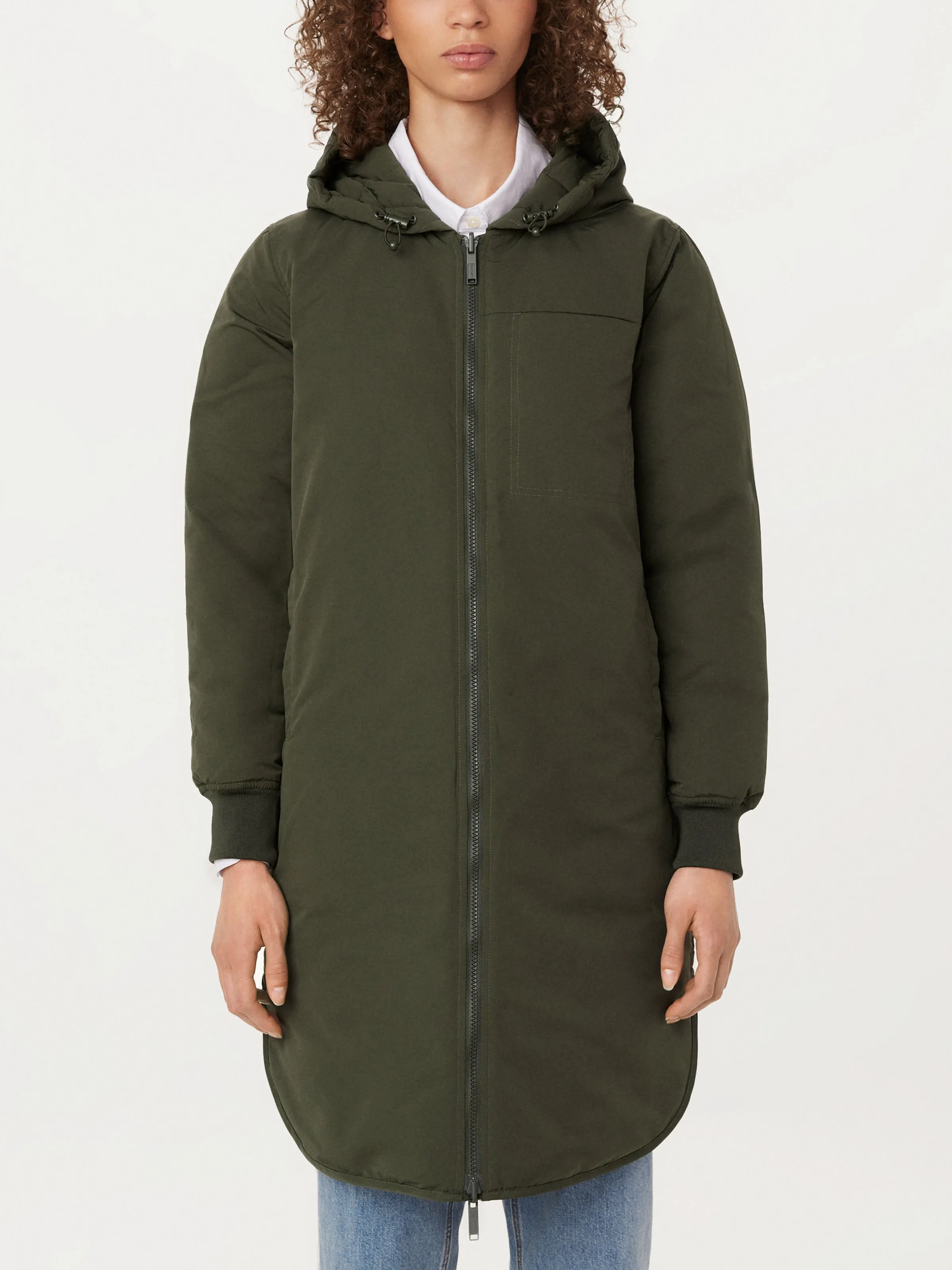 The Skyline Maxi Hooded Coat in Rosin